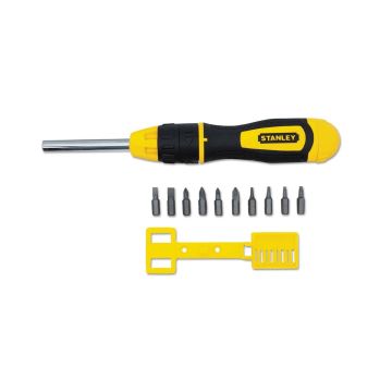 STANLEY RATCHET MULTIBIT-10 BITS