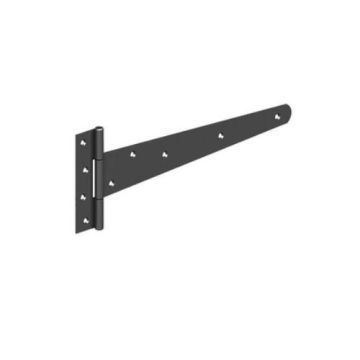 GM MEDIUM TEE HINGES BLACK 200MM ( PAIR )