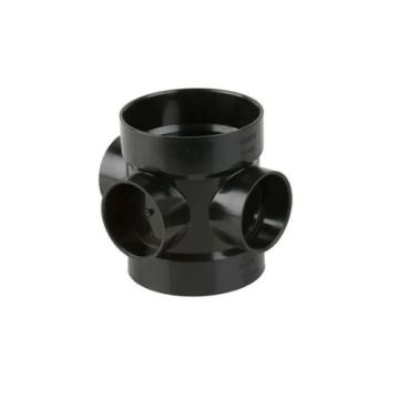 110mm PUSH-FIT DOUBLE SOLVENT WELD BOSS PIPE