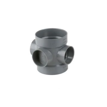 110mm PUSH-FIT DOUBLE SOLVENT WELD BOSS PIPE