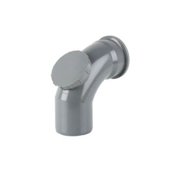 110mm PUSH-FIT 92 1/2º S/S ACCESS BEND