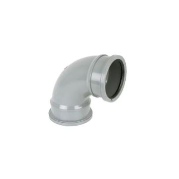 110mm PUSH-FIT 92 1/2º DOUBLE SOCKET BEND