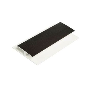 SOFFIT JOINT TRIM 5M BLACK WOOD EFFECT