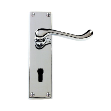 Dale Hardware Victorian Scroll Lever Lock Furniture Prestige (Clam Packed) 