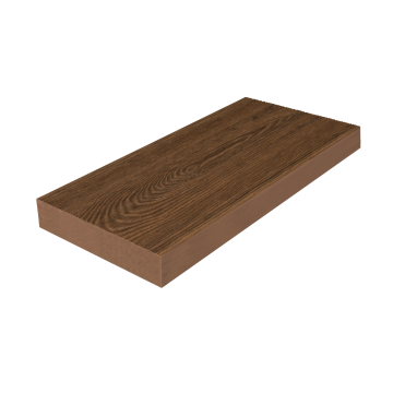 Composite Prime HD 3D Decking Golden Oak (Bullnose) (3.6m x 146mm x 25mm)