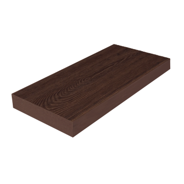 Composite Prime HD 3D Decking Burnished Oak (Bullnose) (3.6m x 146mm x 25mm)
