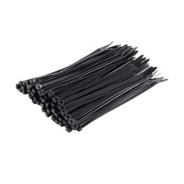 CABLE TIES 300MM X 4.8 BLACK