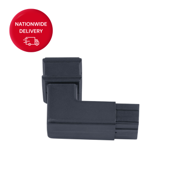 Brett Martin 65mm Square Cast Iron Style PVCu 92.5 Degree Downpipe Bend BR508CI