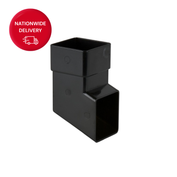 Brett Martin 65mm PVCu Square Downpipe Shoe BR516B