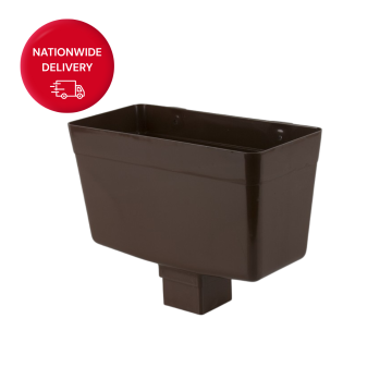 Brett Martin 65mm PVCu Square Downpipe Rainwater Head BR511BR