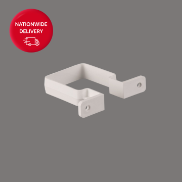Brett Martin 65mm PVCu Square Downpipe Clip BR507W