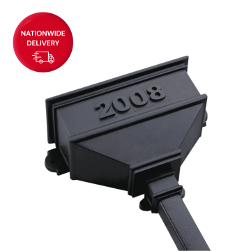 Brett Martin 68mm Cast Iron Style PVCu Long Dated Hopper BRH5D