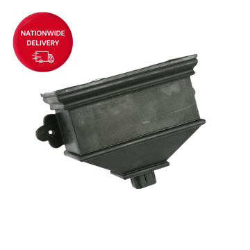 Brett Martin 68mm Cast Iron Style PVCu Small Dated Hopper BRH6D