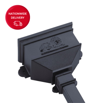 Brett Martin 68mm Cast Iron Style PVCu Long Hopper Lion BRH5LN