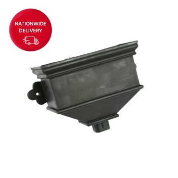 Brett Martin 68mm Cast Iron Style PVCu Small Undated Hopper BRH6