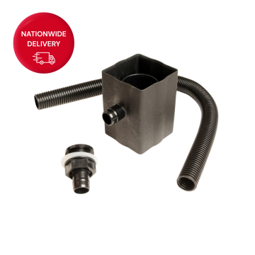 Brett Martin 68mm Round Cast Iron Style Downpipe Rainwater Diverter BR222CI