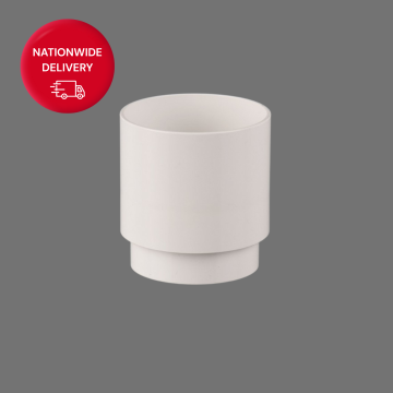 Brett Martin 68mm Round PVCu Downpipe Connector BR206W (White)