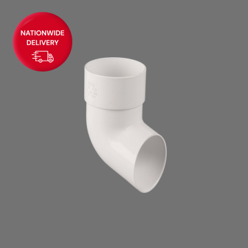 Brett Martin 68mm Round PVCu Downpipe Shoe BR216W