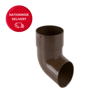 Brett Martin 68mm Round PVCu Downpipe Shoe BR216BR