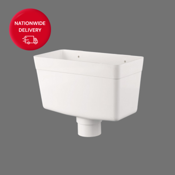 Brett Martin 68mm Round PVCu Downpipe Rainwater Head BR211W