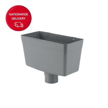 Brett Martin 68mm Round PVCu Downpipe Rainwater Head BR211G