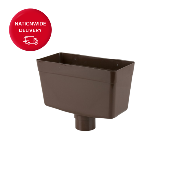 Brett Martin 68mm Round PVCu Downpipe Rainwater Head BR211BR