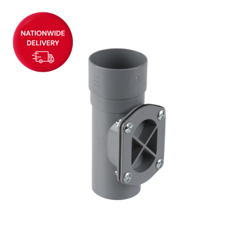 Brett Martin 68mm Round PVCu Downpipe Access Pipe BR210G 