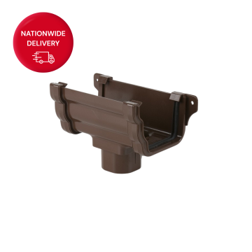 Brett Martin 106mm Prostyle PVCu Gutter Running Outlet BR85BR