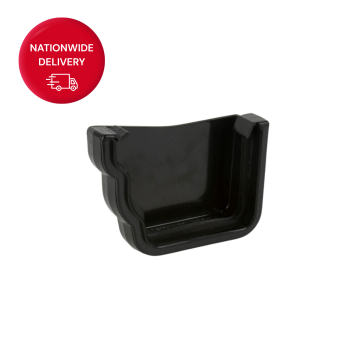 Brett Martin 106mm Prostyle PVCu Gutter Left Hand External Stopend BR87LB