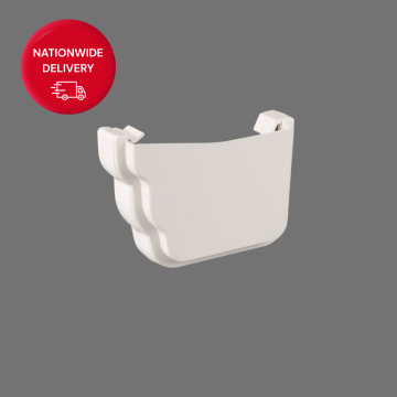 Brett Martin 106mm Prostyle PVCu Gutter Right Hand External Stopend BR87RW