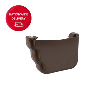 Brett Martin 106mm Prostyle PVCu Gutter Right Hand External Stopend BR87RBR