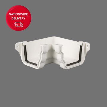 Brett Martin 106mm Prostyle PVCu Internal Gutter Angle 90 Degrees BR88IW