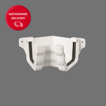 Brett Martin 106mm Prostyle PVCu Internal Gutter Angle 135 Degrees BR89IW