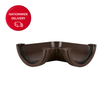 112mm Half Round PVCu Gutter Angle 90 Degree BR48BR