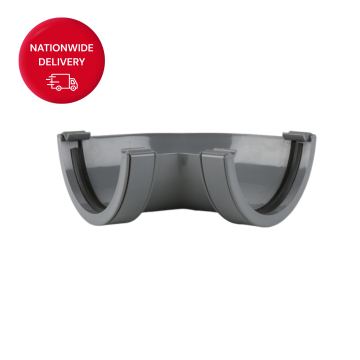 112mm Half Round PVCu Gutter Angle 120 Degree BR48/120G