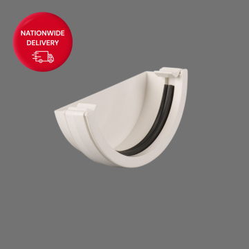 112mm Half Round PVCu External Stopend BR47W