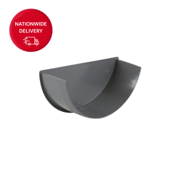 112mm Half Round PVCu Internal Stopend BR04G