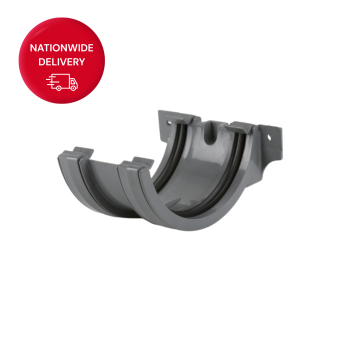 112mm Half Round PVCu Union Bracket BR44G