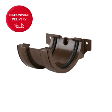 112mm Half Round PVCu Union Bracket BR44BR