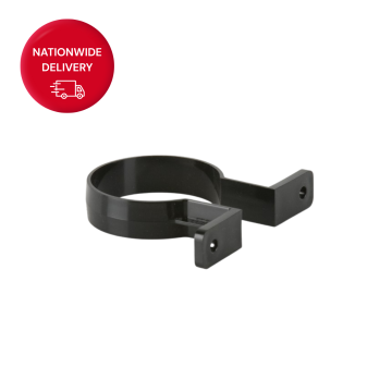 Brett Martin 68mm Round PVCu Downpipe Clip / Bracket BR207B