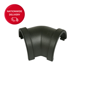 115mm Deepstyle Cast Iron Style PVCu Gutter Angle 135 Degrees BR79CI