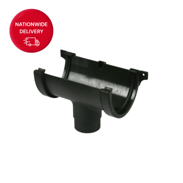 Brett Martin 115mm Deepstyle Cast Iron Style PVCu Running Outlet BR75CI 