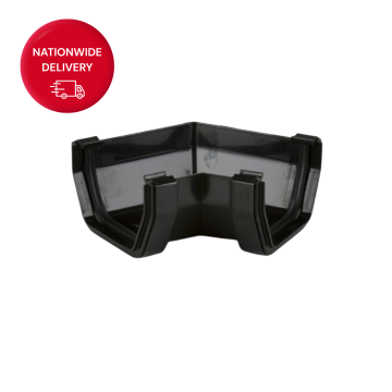 Brett Martin 114mm Square PVCu Gutter Angle 120 Degrees BR58/120B