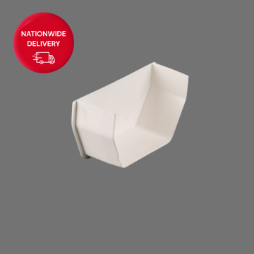 Brett Martin 114mm Square PVCu Gutter Internal Stopend BR56W