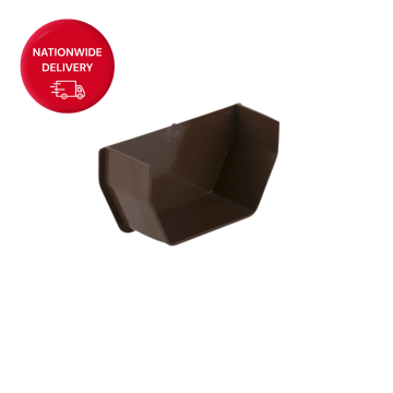 Brett Martin 114mm Square PVCu Gutter Internal Stopend BR56BR