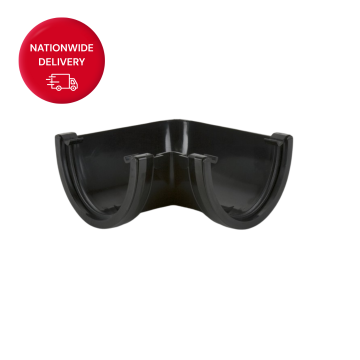 Brett Martin 115mm Deepstyle Deepflow PVCu Gutter Angle 90 Degrees BR78B