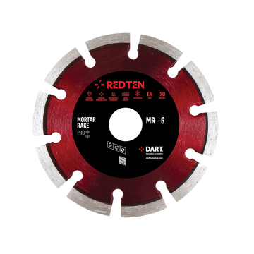 Dart Red Ten Pro MR-6 Mortar Rake Blade D115mm x B22.23mm