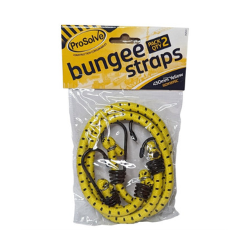 Prosolve 450mm Yellow Bungee Strap (Pair)