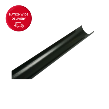 Brett Martin 112mm Roundstyle 2m Gutter Black BR41B