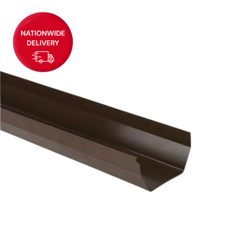 Brett Martin 114mm Square PVCu Gutter 4m BR52BR